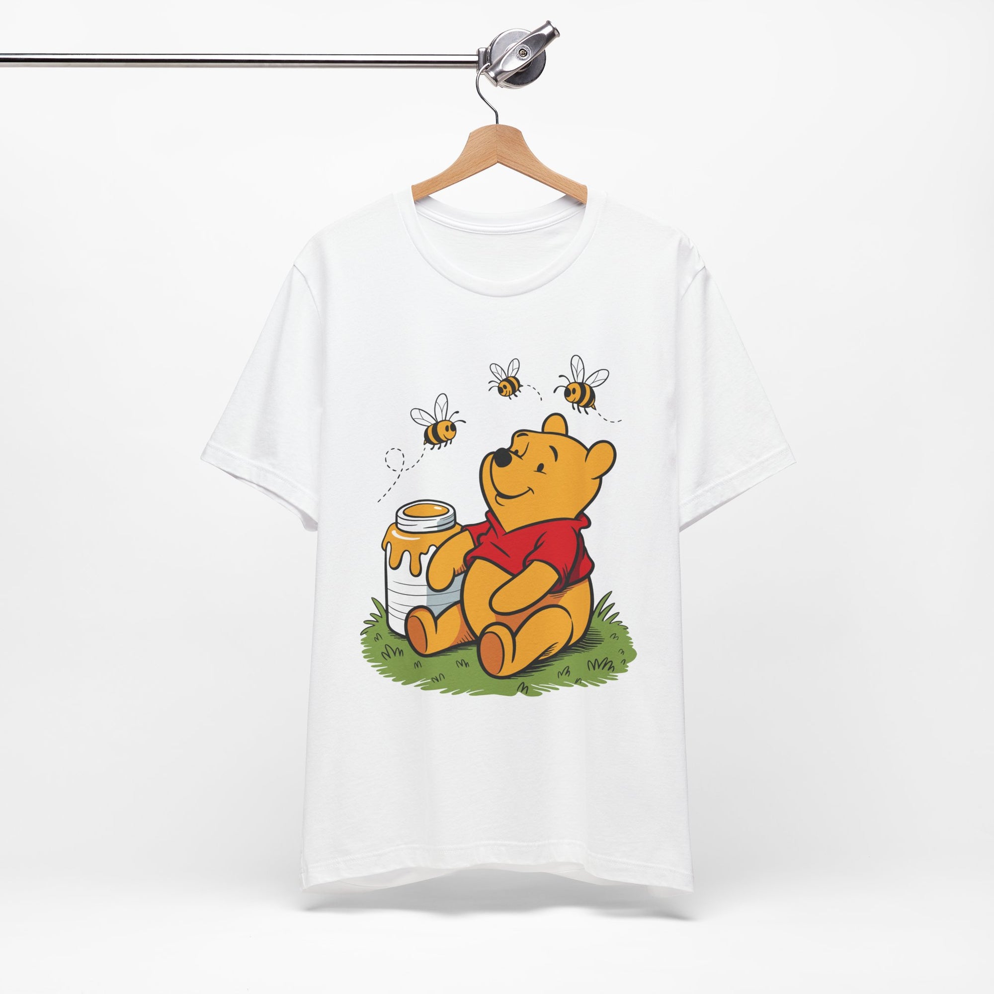 Cute Honey Bear Graphic Cozy Bee Lovers Unisex Shirt