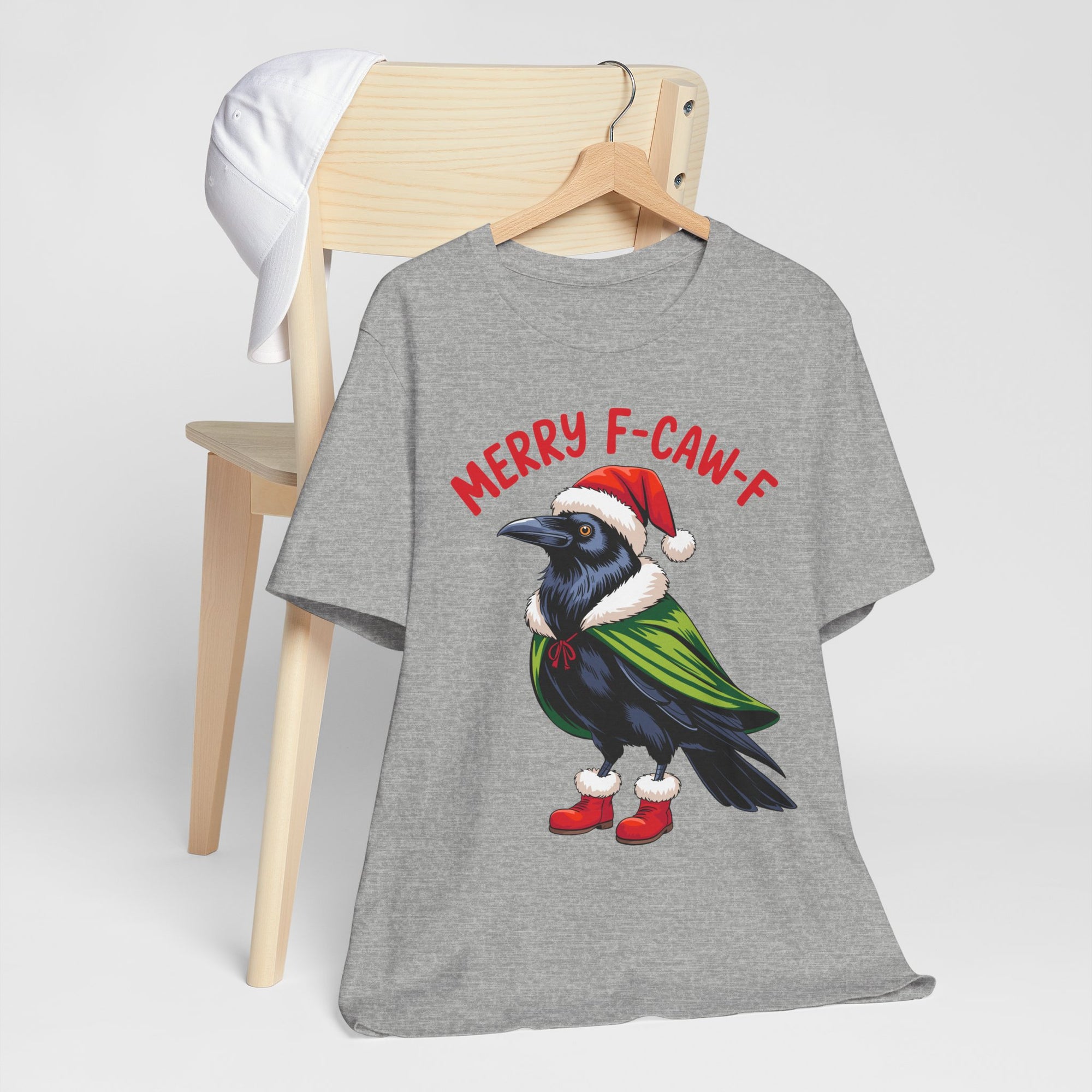Merry F-Caw-F Crow Christmas Tee