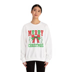 Merry Christmas Crewneck Sweatshirt, Holiday Apparel