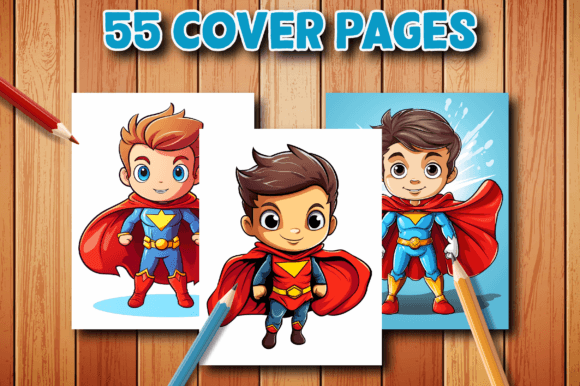 270 Cute Superhero Coloring Pages