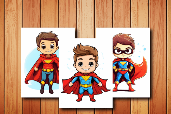 270 Cute Superhero Coloring Pages