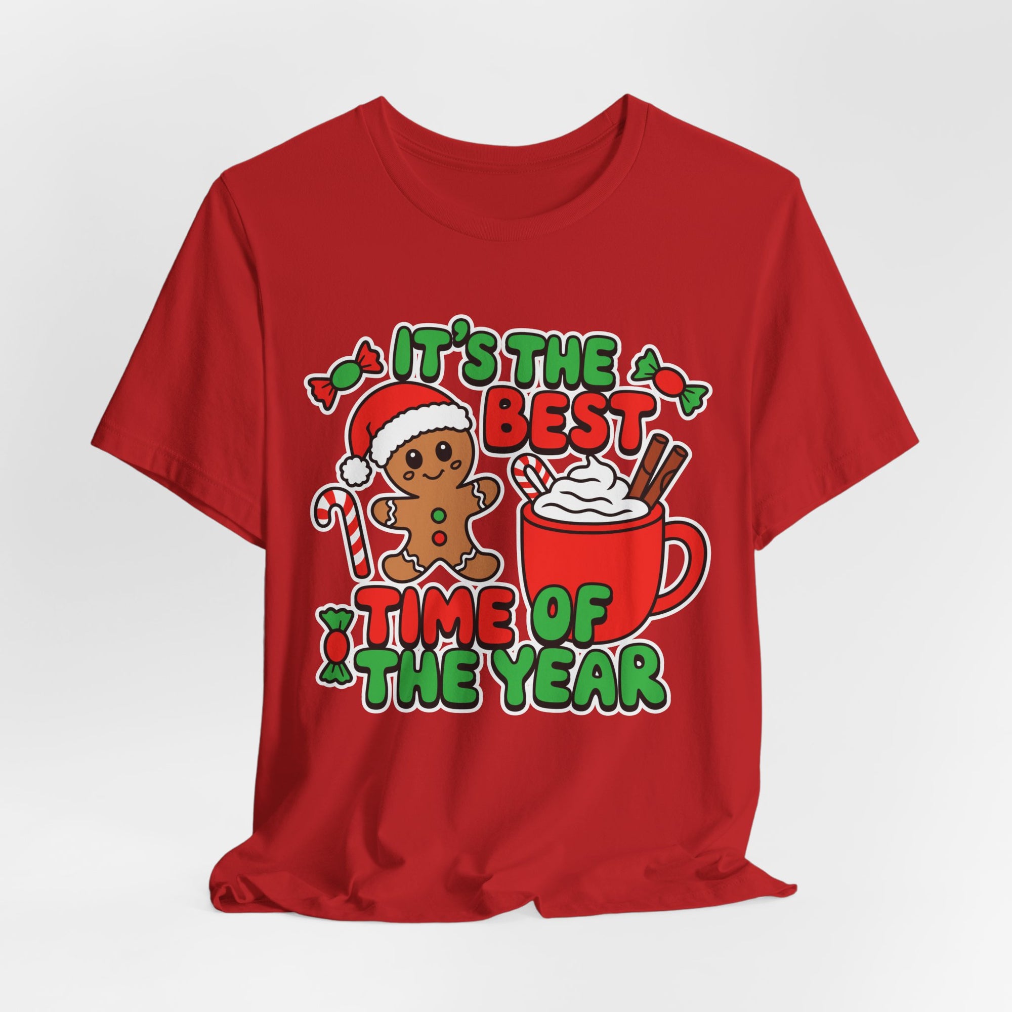 Holiday Cheer Tee - Unisex Jersey Short Sleeve Tee, Christmas Winter Celebration Shirt