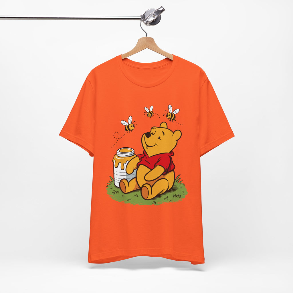 Cute Honey Bear Graphic Cozy Bee Lovers Unisex Shirt