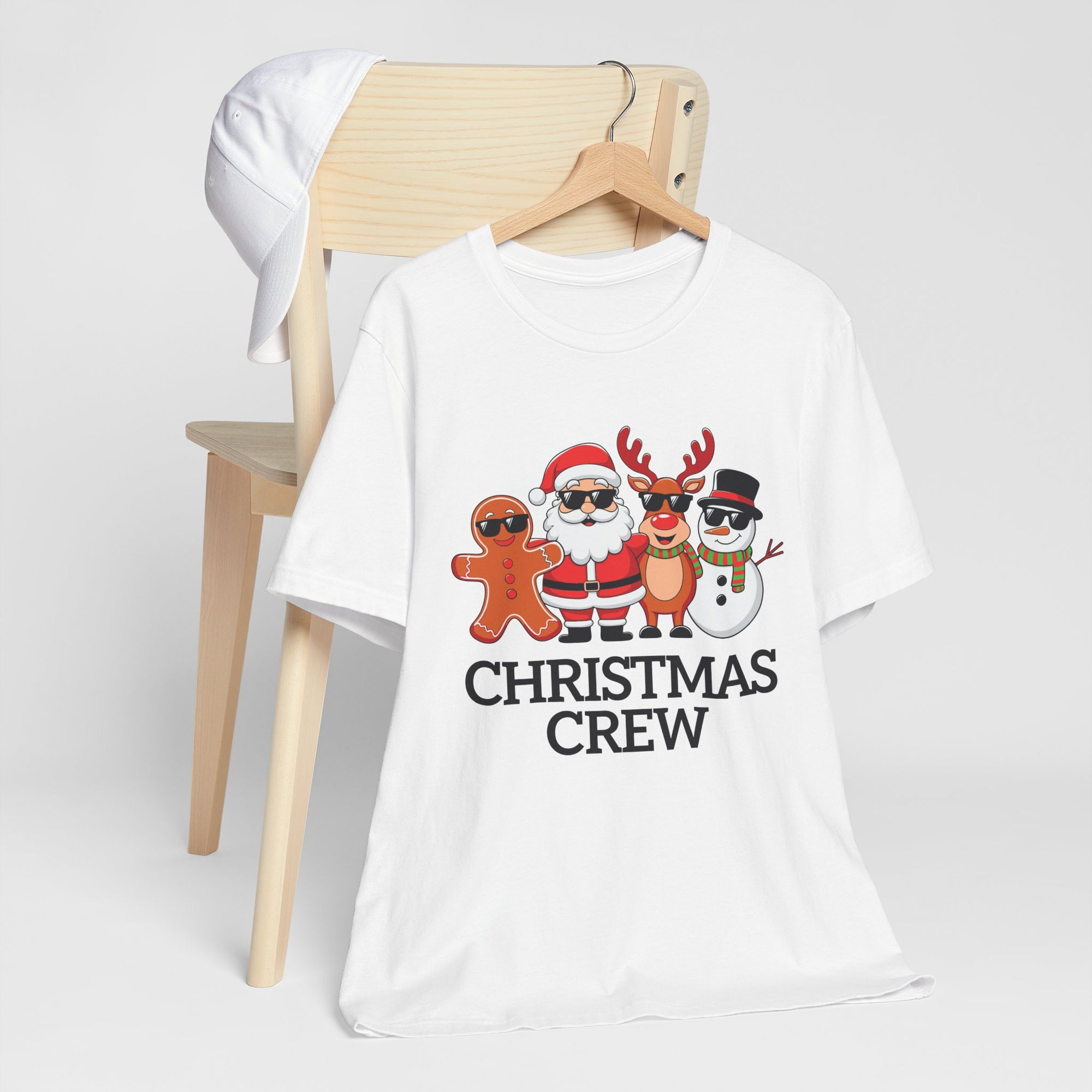 Christmas Crew Short Sleeve Tee - Holiday T-Shirt