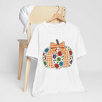 Floral Pumpkin Tee - Fall Fashion