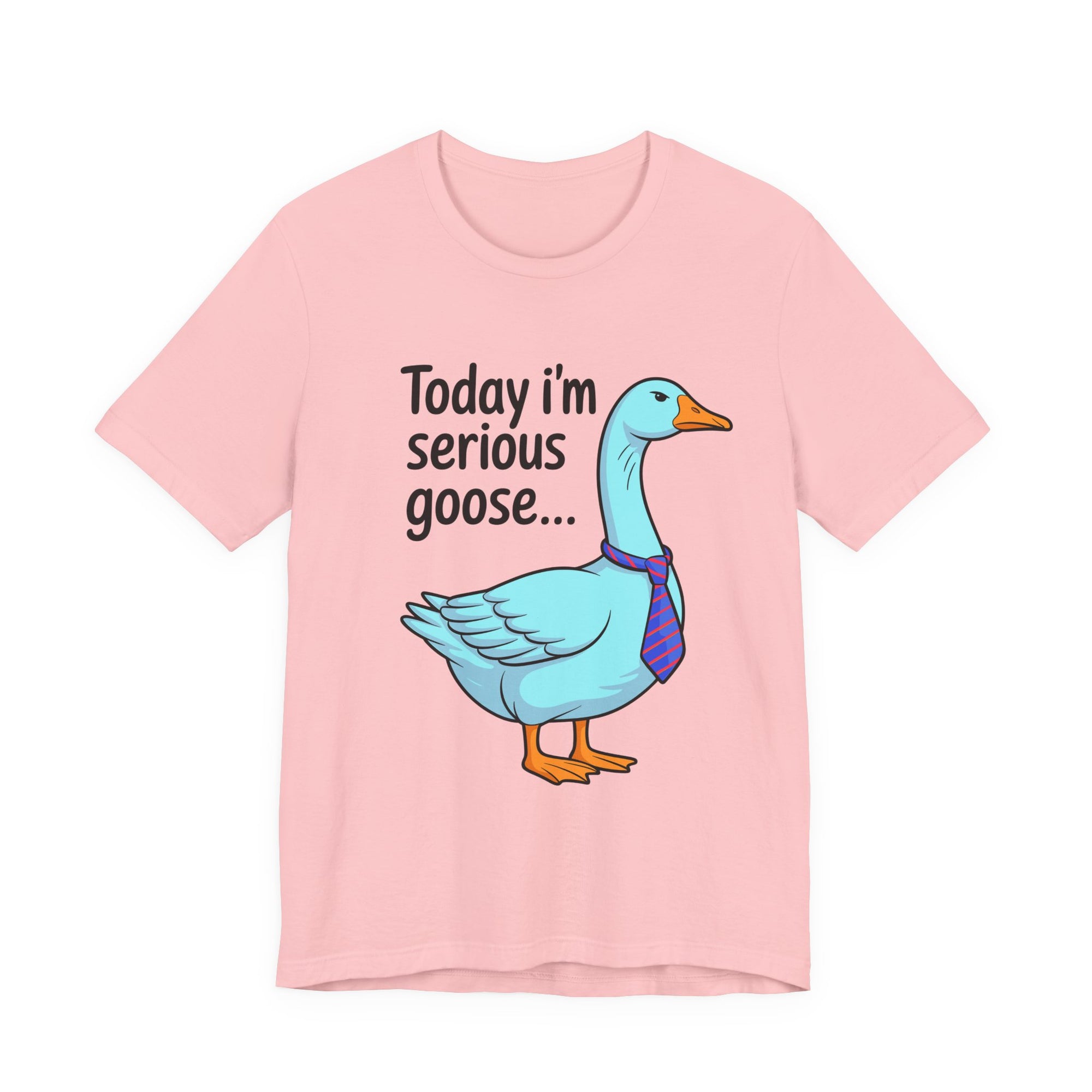 Serious Goose Humor Tee, Funny Graphic T-Shirt