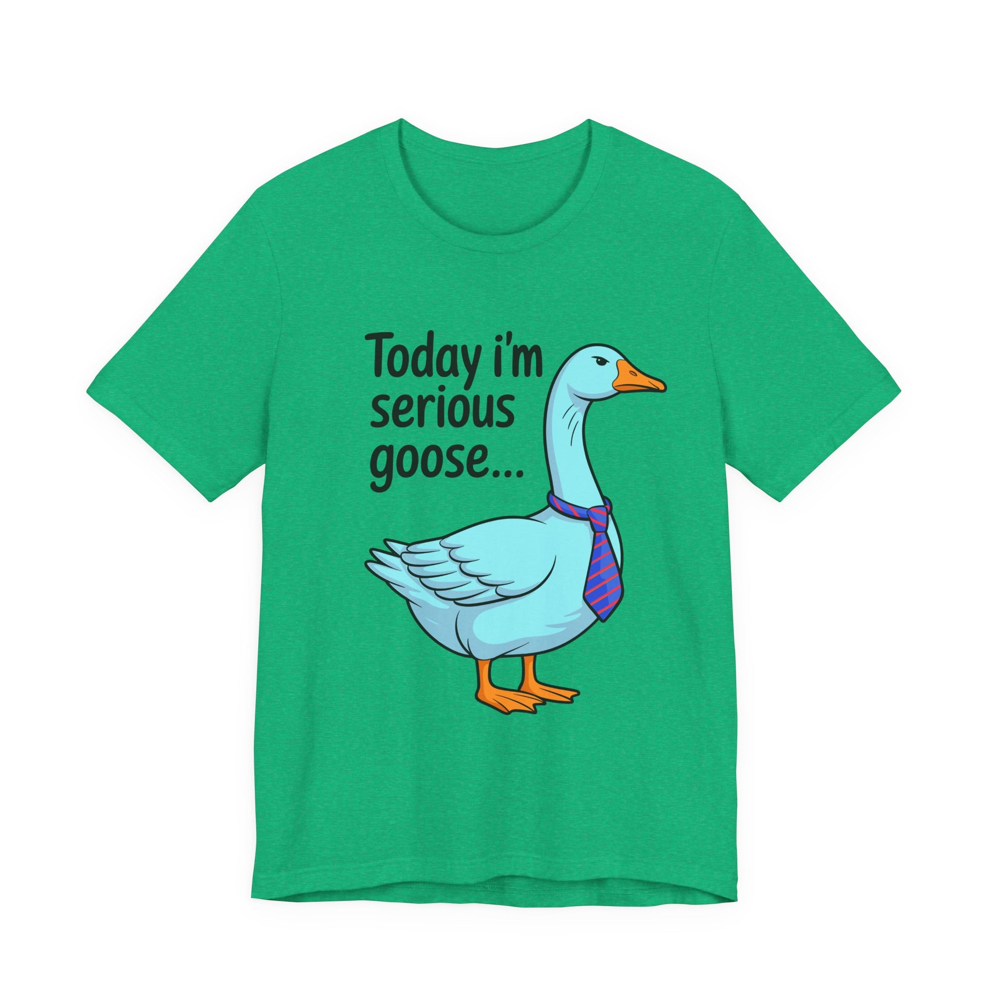 Serious Goose Humor Tee, Funny Graphic T-Shirt