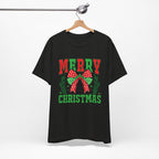 Merry Christmas Unisex Short Sleeve Tee, Holiday Shirt, Christmas Gift, Casual Wear, Family Matching Outfits