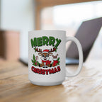 Christmas Mug  Merry Holiday Coffee
