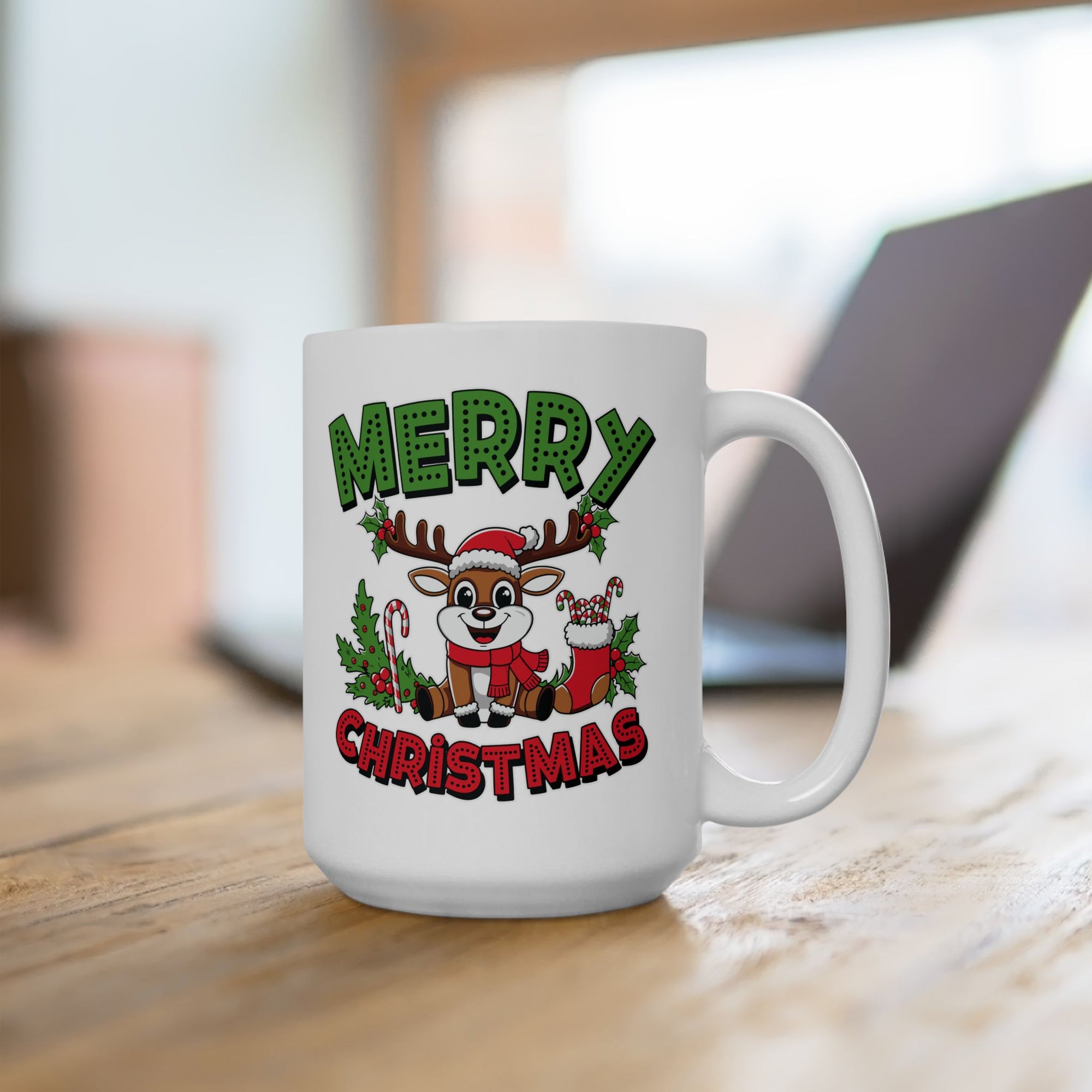 Christmas Mug  Merry Holiday Coffee