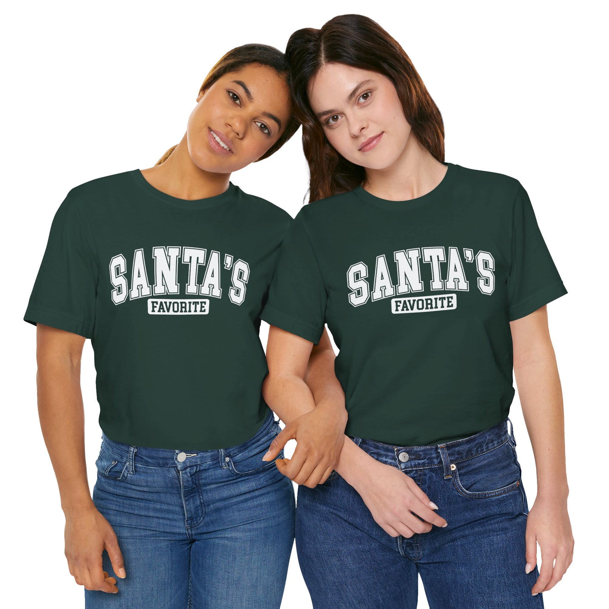 Santa's Favorite Unisex Tee, Christmas Gift, Holiday Apparel, Family Gathering Outfit, Festive T-Shirt, Casual Wear