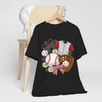 Baseball-Themed Unisex Jersey Tee, Perfect for Sports Fans, Great Gift for Game Days, Soft Cotton T-Shirt for Comfort.