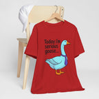 Serious Goose Humor Tee, Funny Graphic T-Shirt