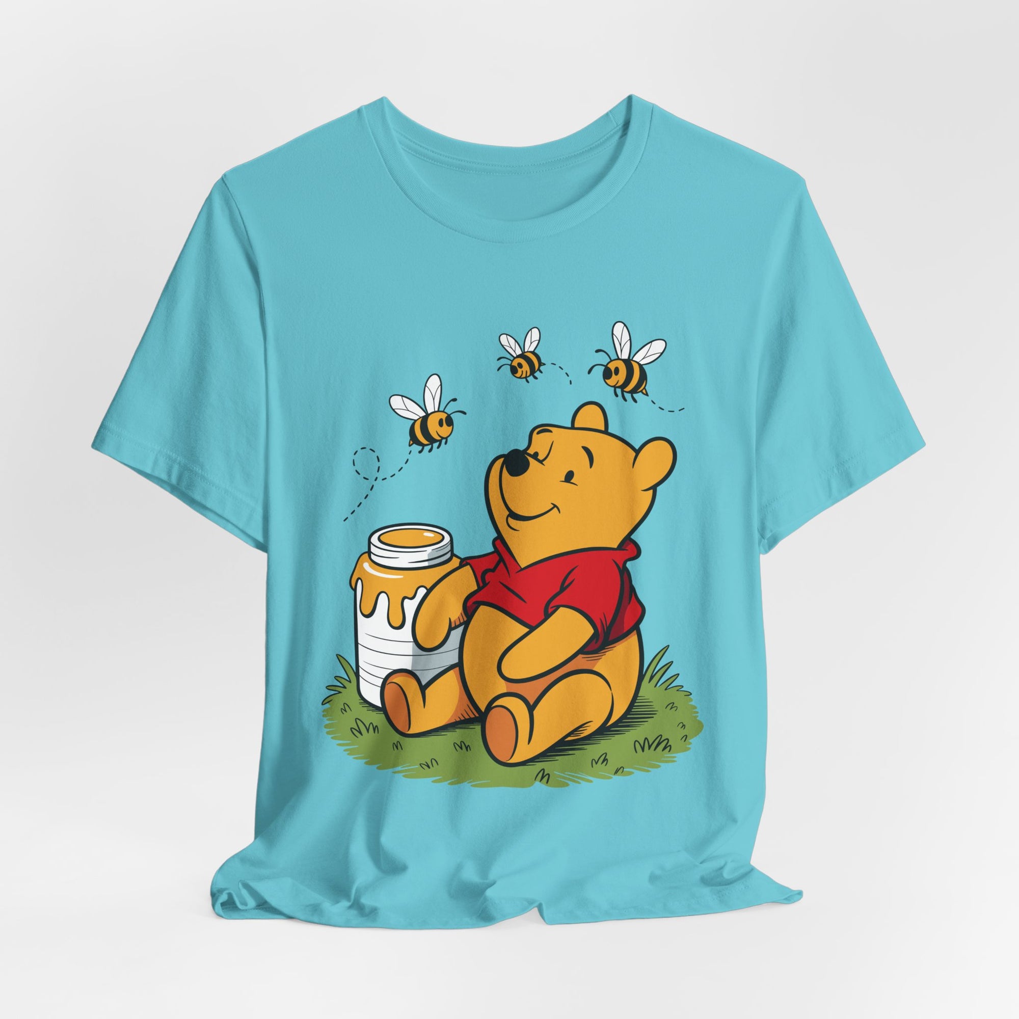 Cute Honey Bear Graphic Cozy Bee Lovers Unisex Shirt