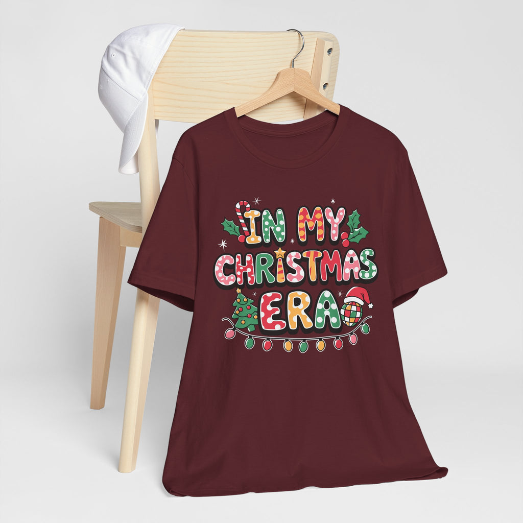 Festive Christmas Tee, Holiday Shirt, Unisex Christmas T-Shirt, Gift for Him/Her, Cozy Christmas Apparel, Merry and Bright Top