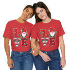 Christmas LOVE T-Shirt / Santa Gnome Holiday Graphic Tee