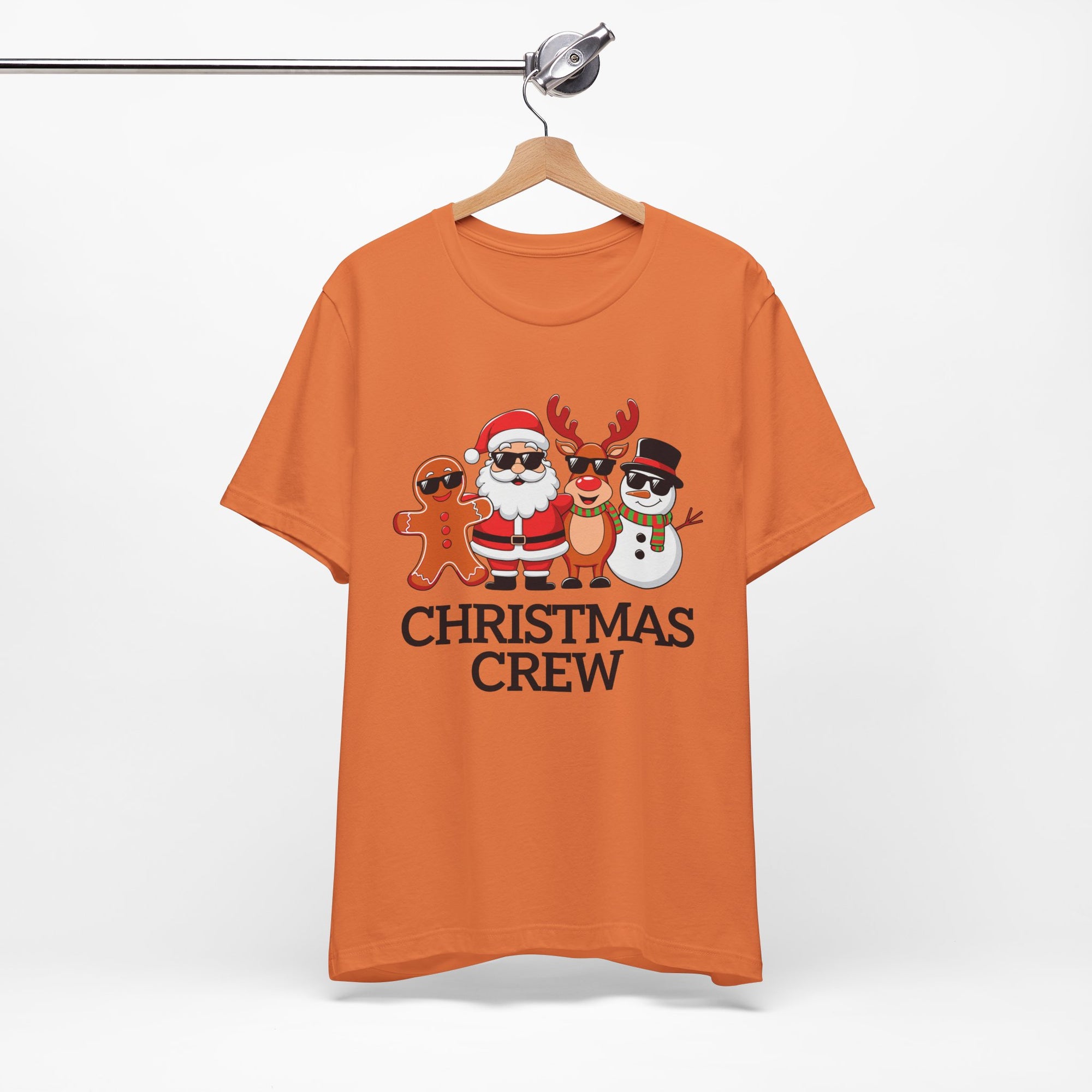Christmas Crew Short Sleeve Tee - Holiday T-Shirt