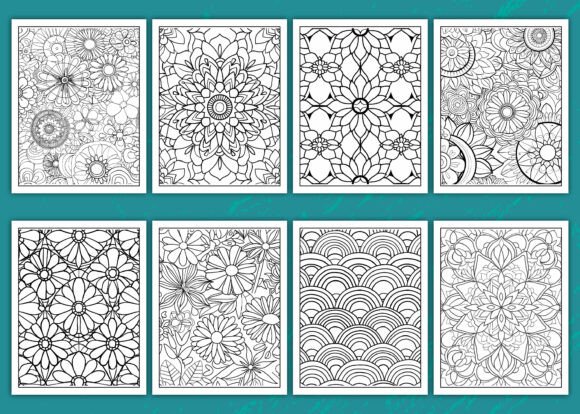 380 Mindfulness Patterns Coloring Pages