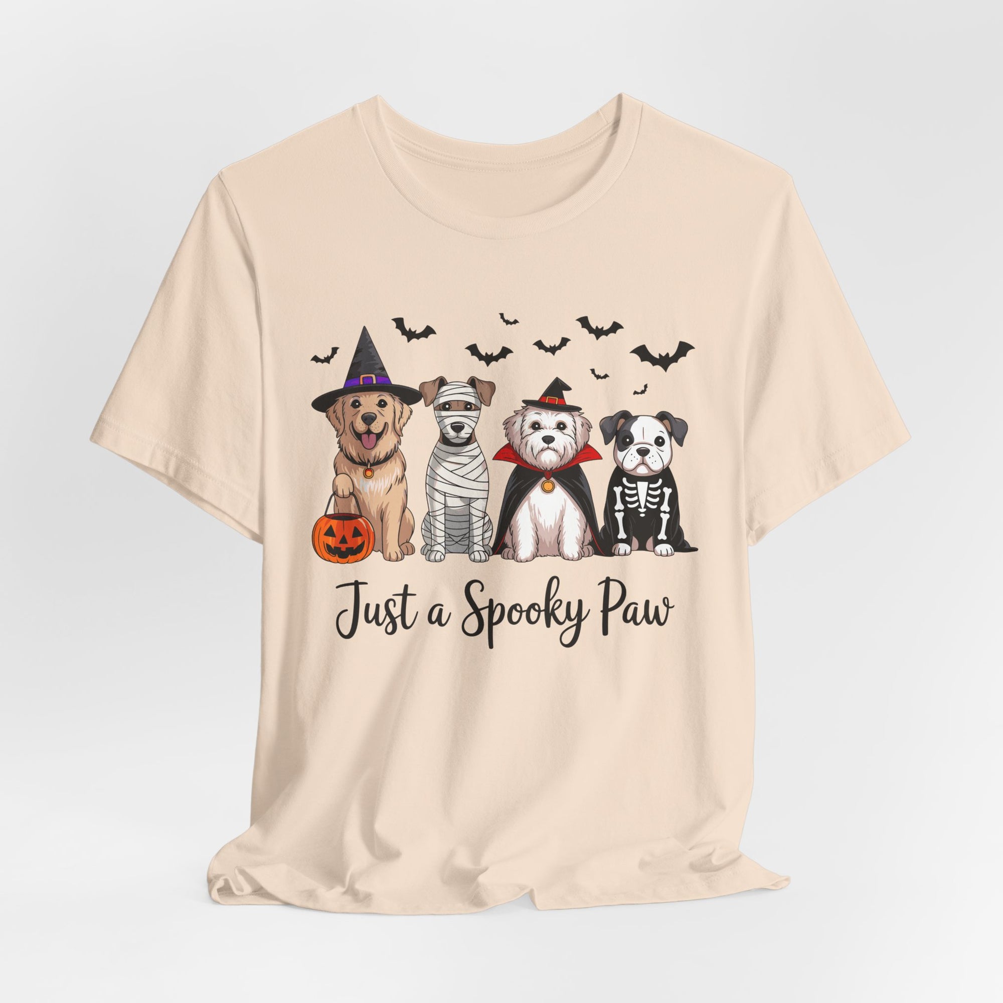 Dog Tee - Just a Spooky Paw, Unisex Halloween Pet Lover Gift, Dog Mom Shirt