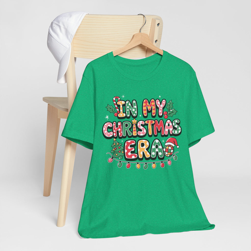 Festive Christmas Tee, Holiday Shirt, Unisex Christmas T-Shirt, Gift for Him/Her, Cozy Christmas Apparel, Merry and Bright Top