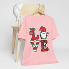 Christmas LOVE T-Shirt / Santa Gnome Holiday Graphic Tee