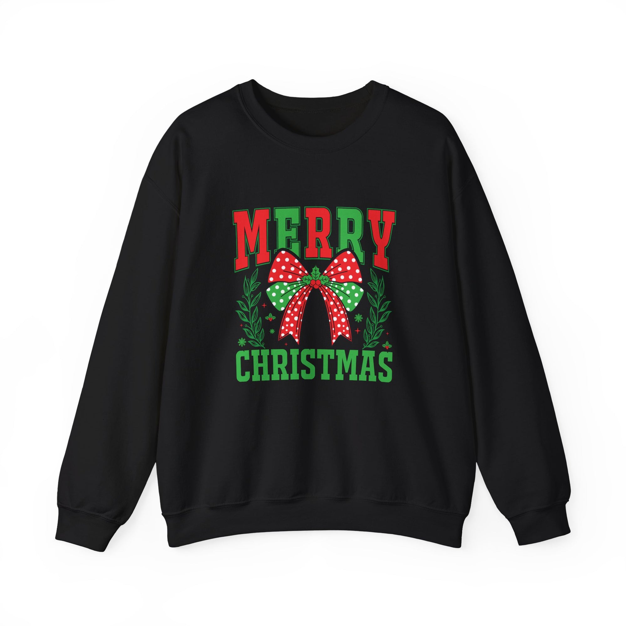 Merry Christmas Crewneck Sweatshirt - Holiday Gift, Cozy Casual Wear Christmas Sweater