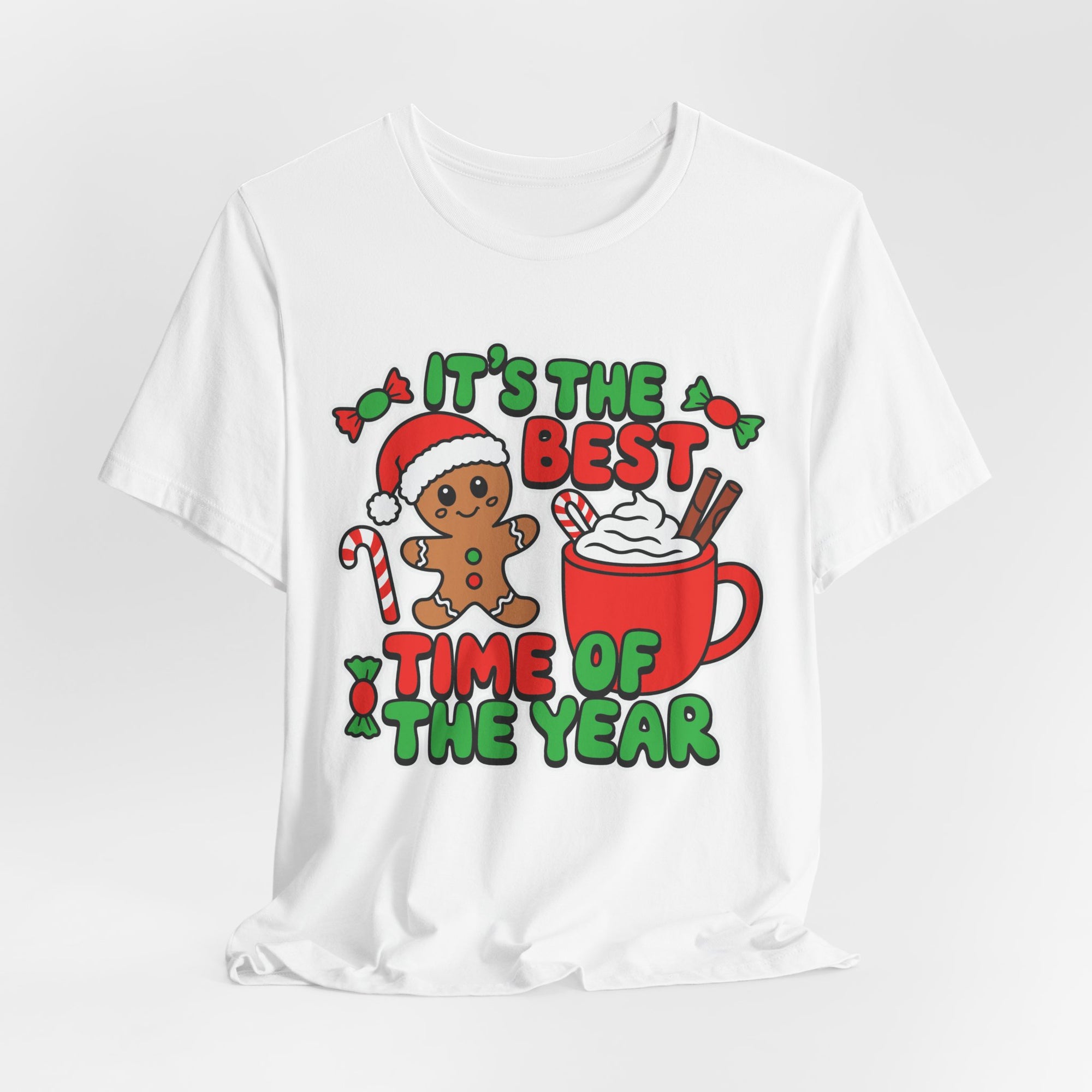 Holiday Cheer Tee - Unisex Jersey Short Sleeve Tee, Christmas Winter Celebration Shirt