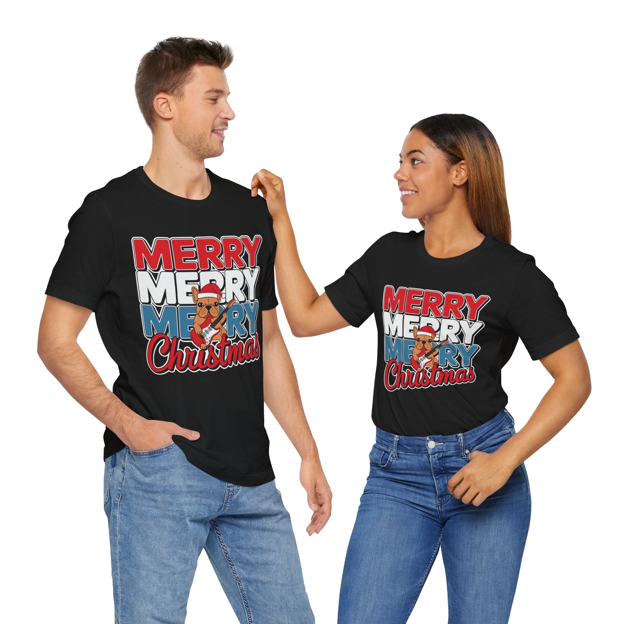 Merry Christmas Tee - Unisex Jersey Christmas Gift