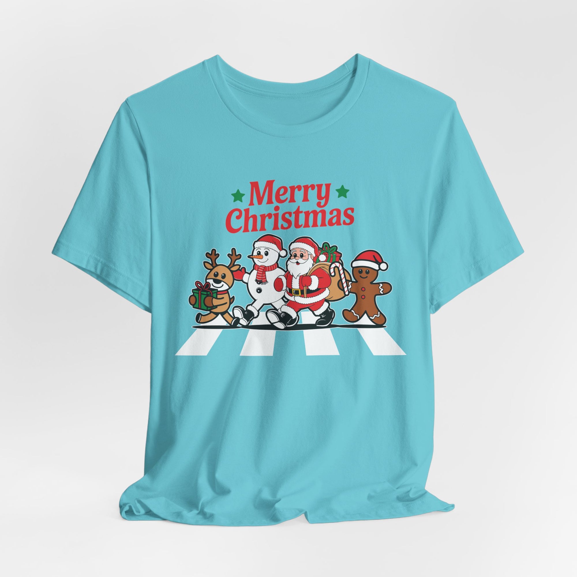 Merry Christmas Graphic Tee, Unisex Christmas T-shirt, Holiday Shirt, Festive Apparel, Gift for Him/Her, Winter Wear