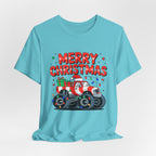 Merry Christmas Monster Truck  Festive Holiday Graphic Shirt