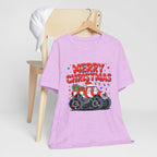 Merry Christmas Monster Truck  Festive Holiday Graphic Shirt