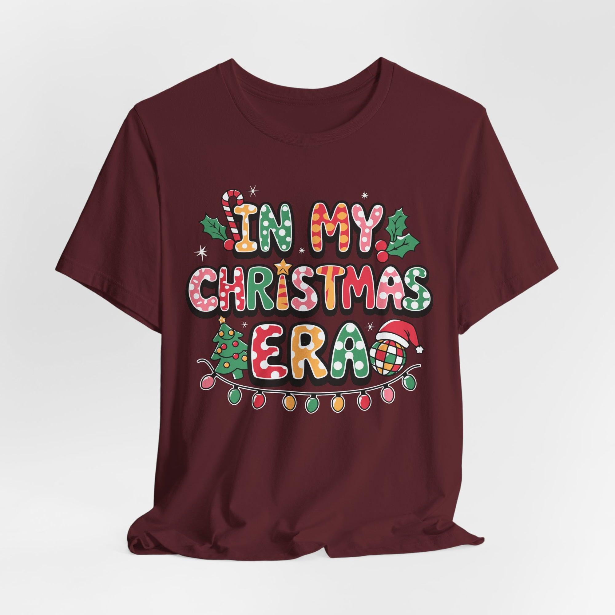 Festive Christmas Tee, Holiday Shirt, Unisex Christmas T-Shirt, Gift for Him/Her, Cozy Christmas Apparel, Merry and Bright Top