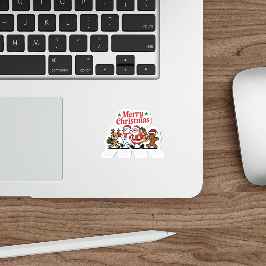 Festive Die-Cut Stickers | Merry Christmas Decor, Holiday Party Favors, Seasonal Gifts, Scrapbooking, Laptop Accessories