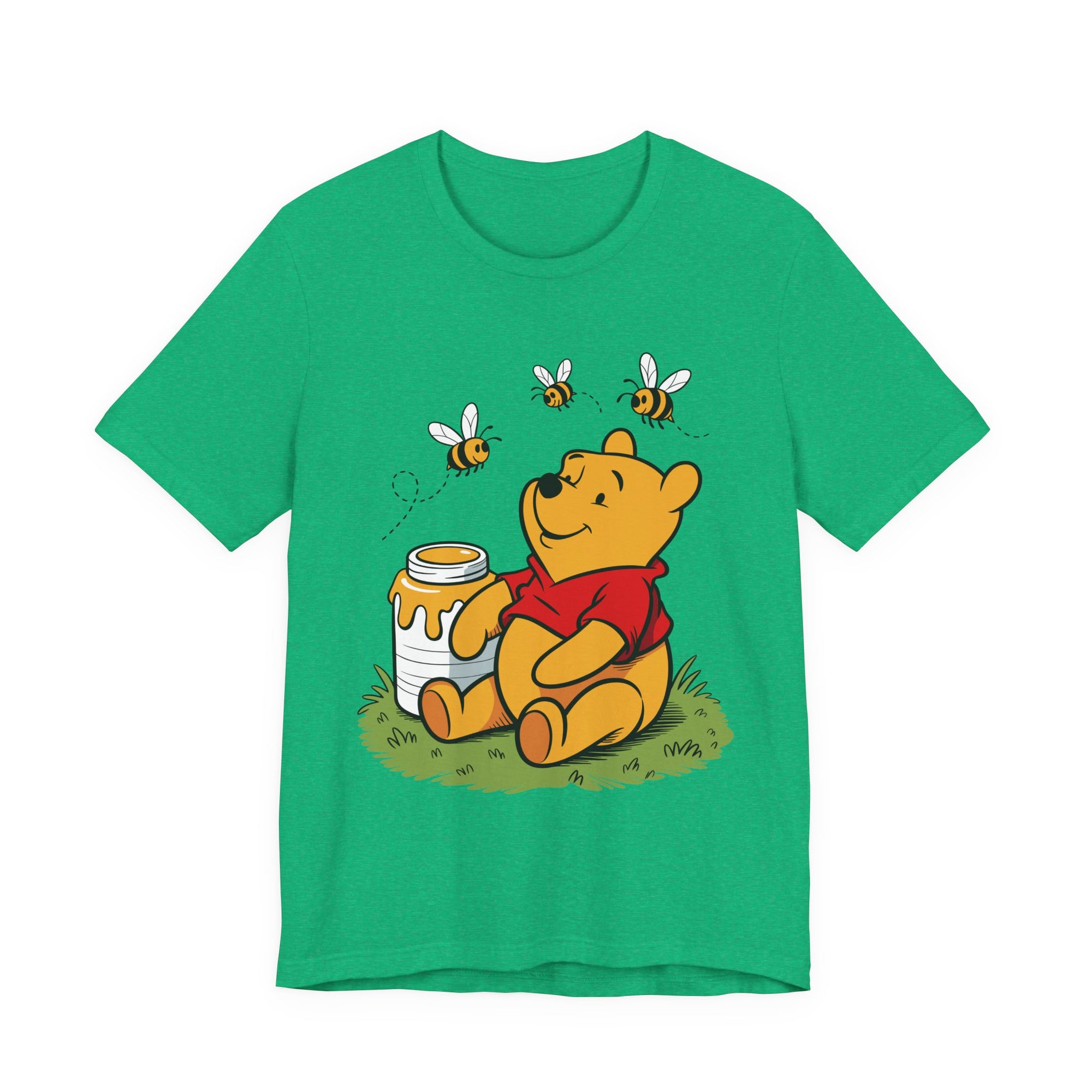 Cute Honey Bear Graphic Cozy Bee Lovers Unisex Shirt