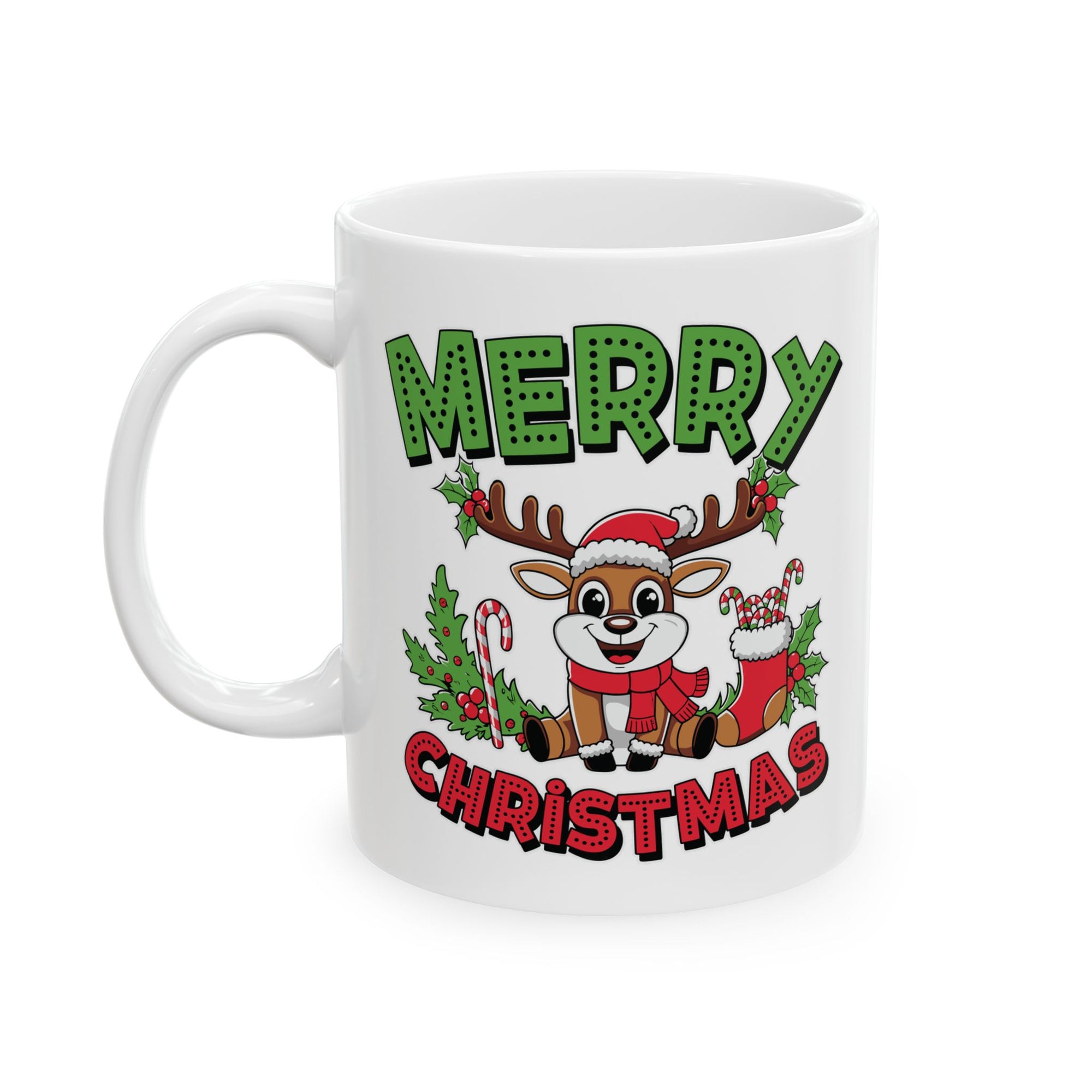 Christmas Mug  Merry Holiday Coffee