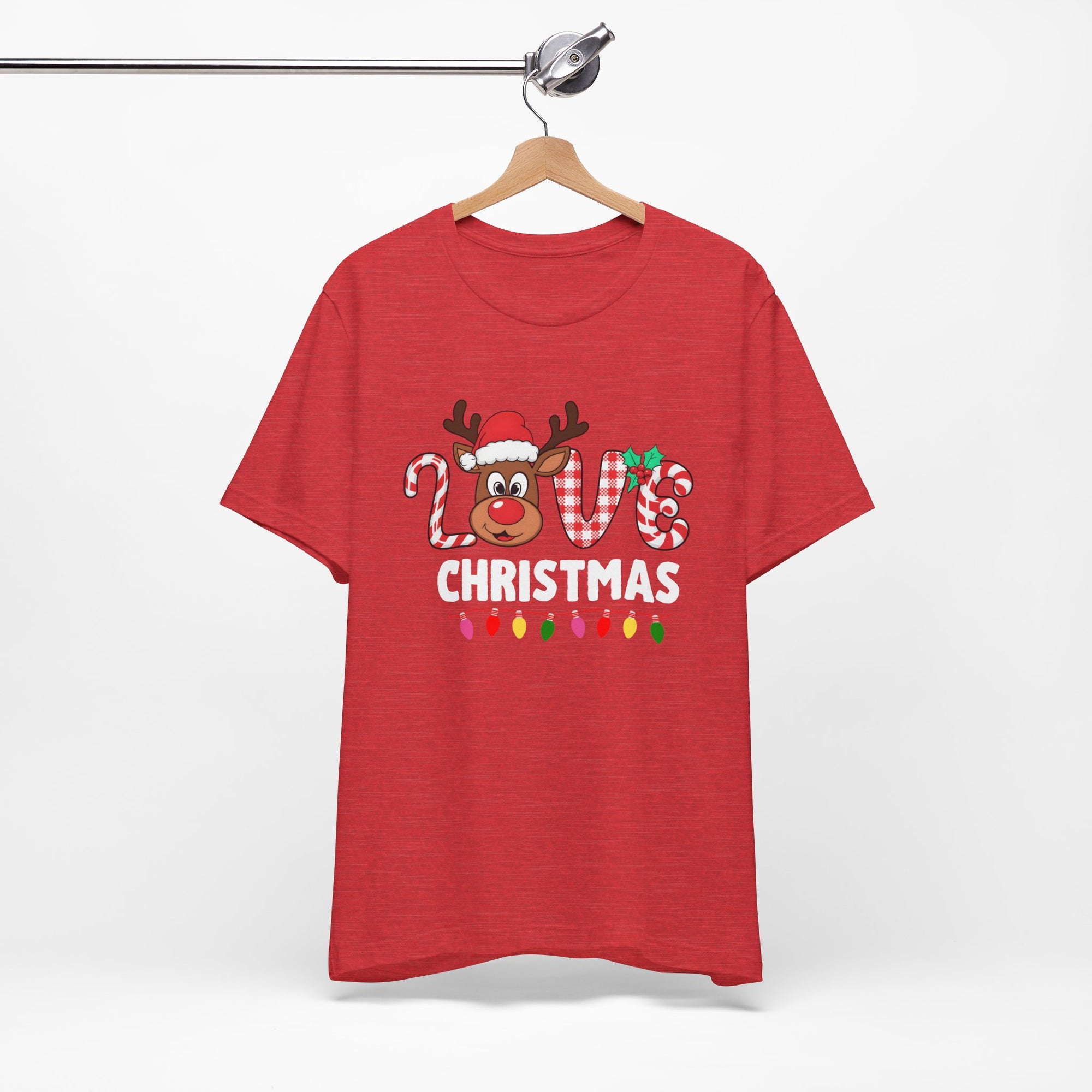 Cute Holiday Love Reindeer Tee