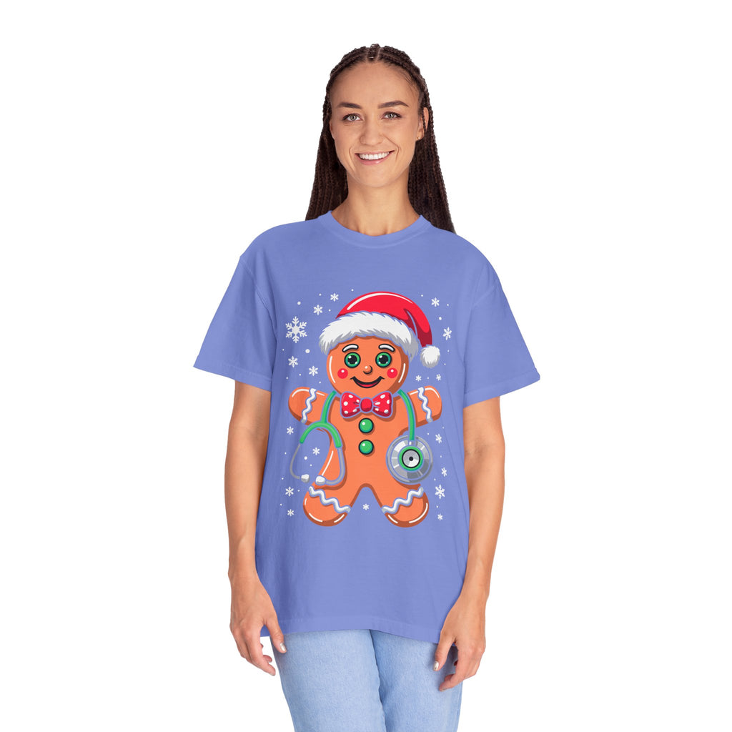 Gingerbread Holiday T-shirt, Festive Tee, Christmas Shirt