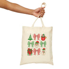 Festive Holiday Tote Bag – Reusable Christmas Winter Carryall
