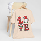 Christmas LOVE T-Shirt / Santa Gnome Holiday Graphic Tee