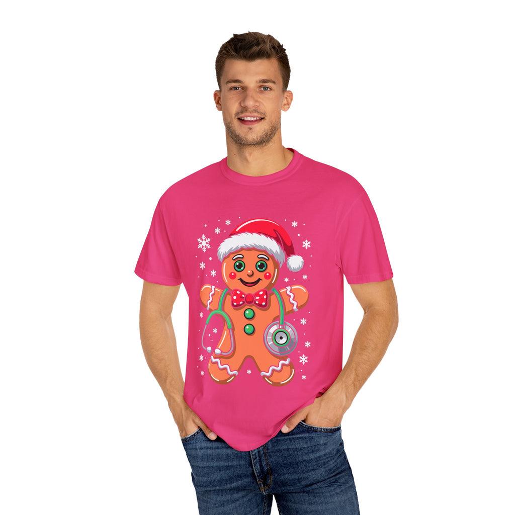 Gingerbread Holiday T-shirt, Festive Tee, Christmas Shirt