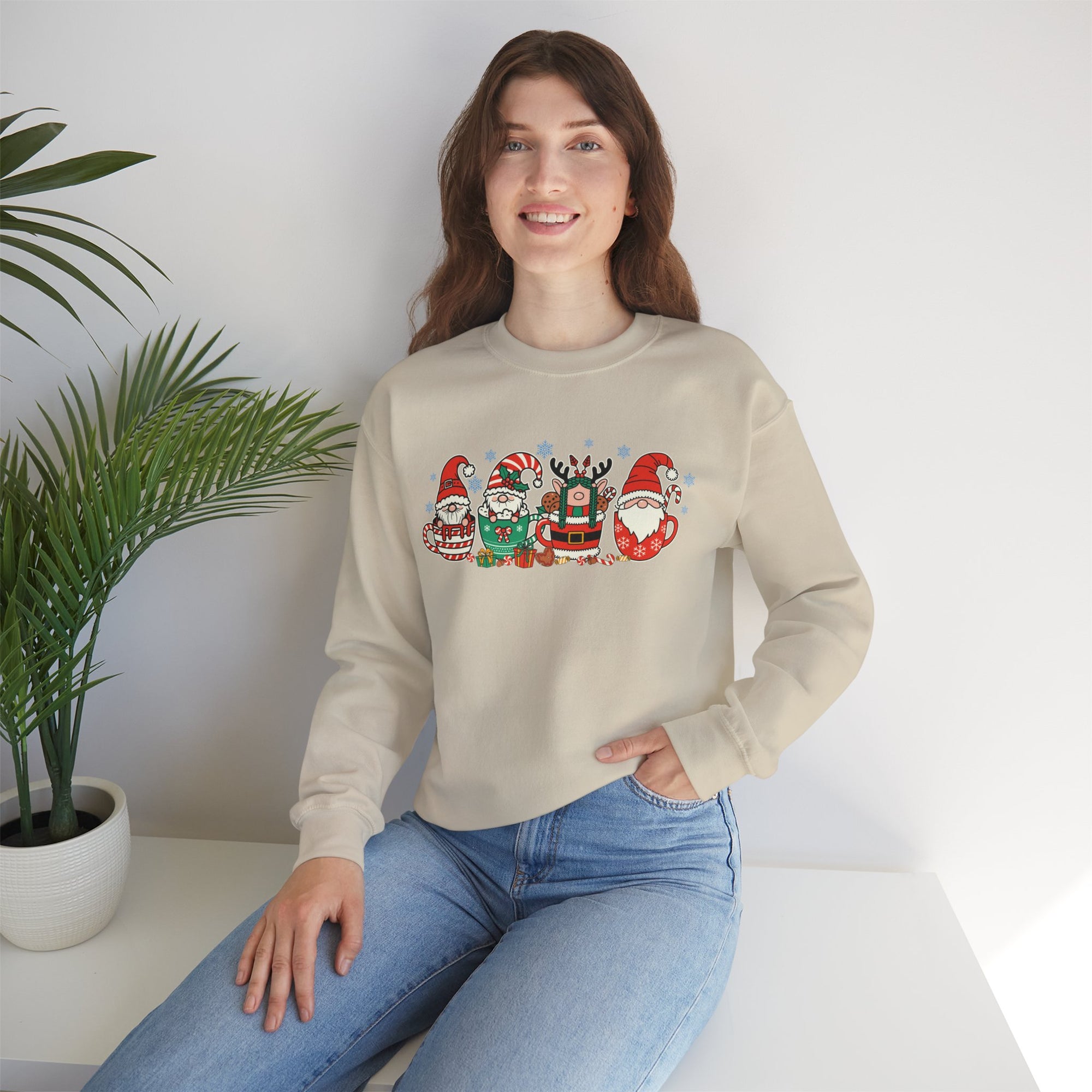 Festive Santa Crewneck Sweatshirt