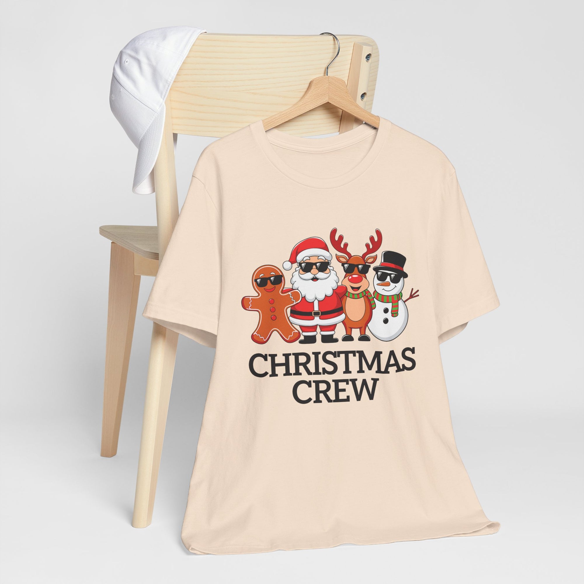 Christmas Crew Short Sleeve Tee - Holiday T-Shirt