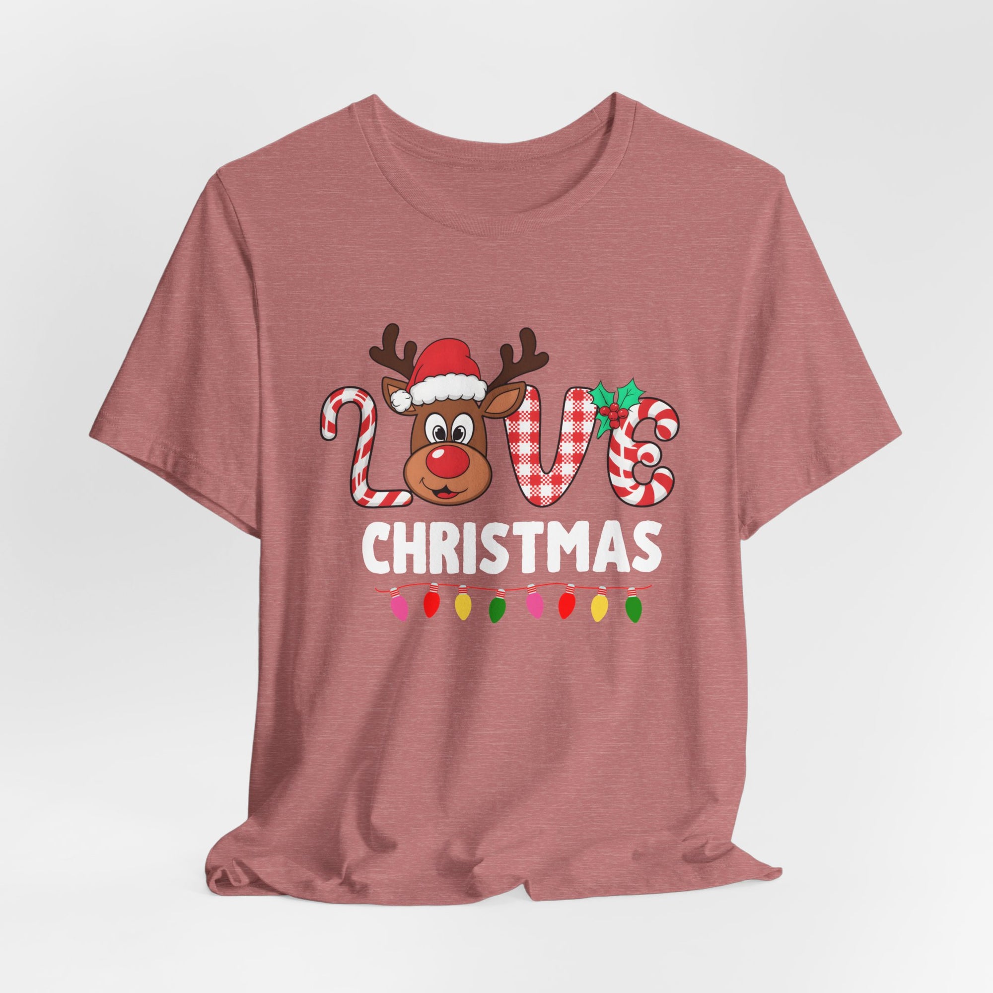 Cute Holiday Love Reindeer Tee