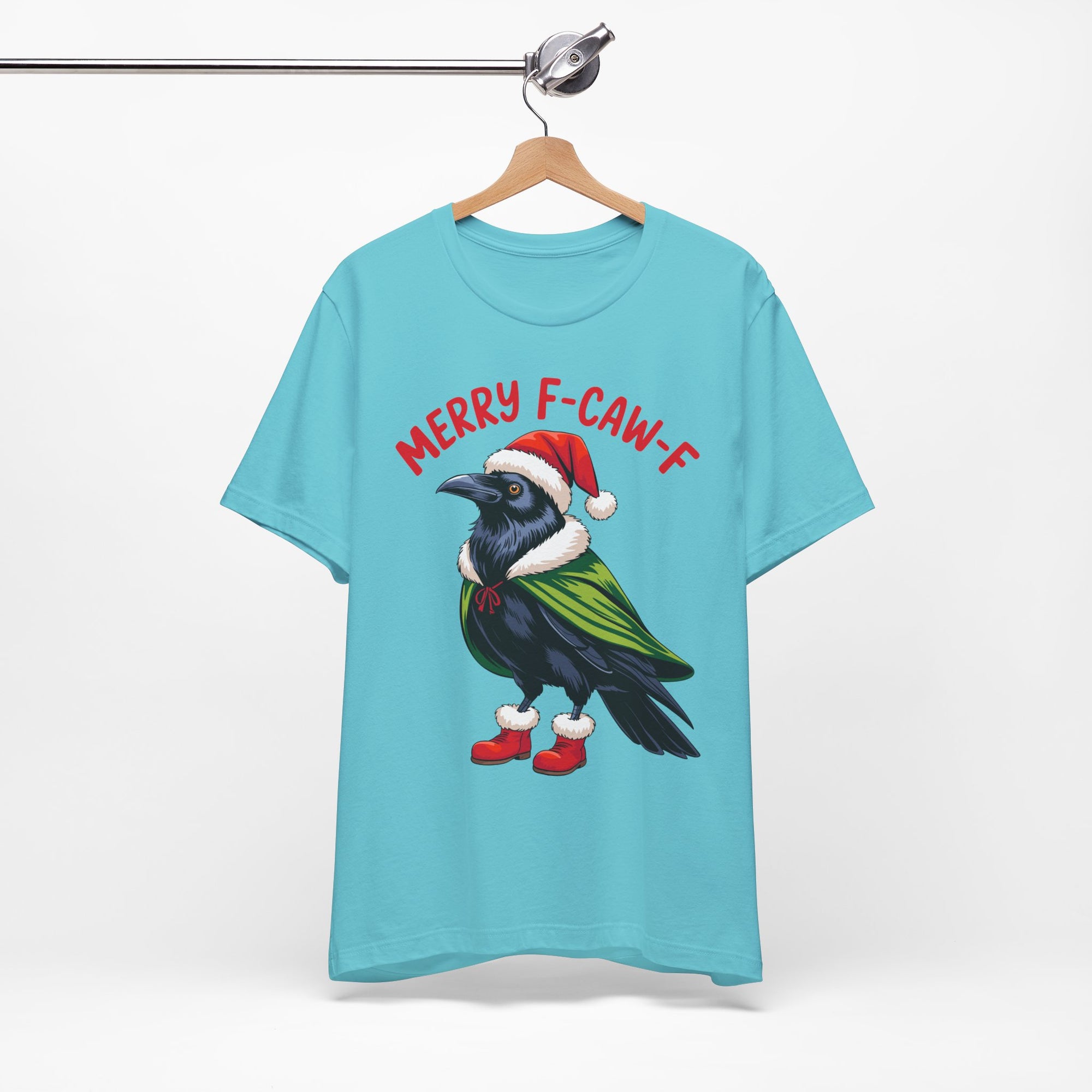 Merry F-Caw-F Crow Christmas Tee