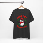 Christmas Penguin Tee | Chill Out It's Christmas, Unisex Holiday Shirt, Winter Apparel, Festive Gift, Cozy Christmas Tee