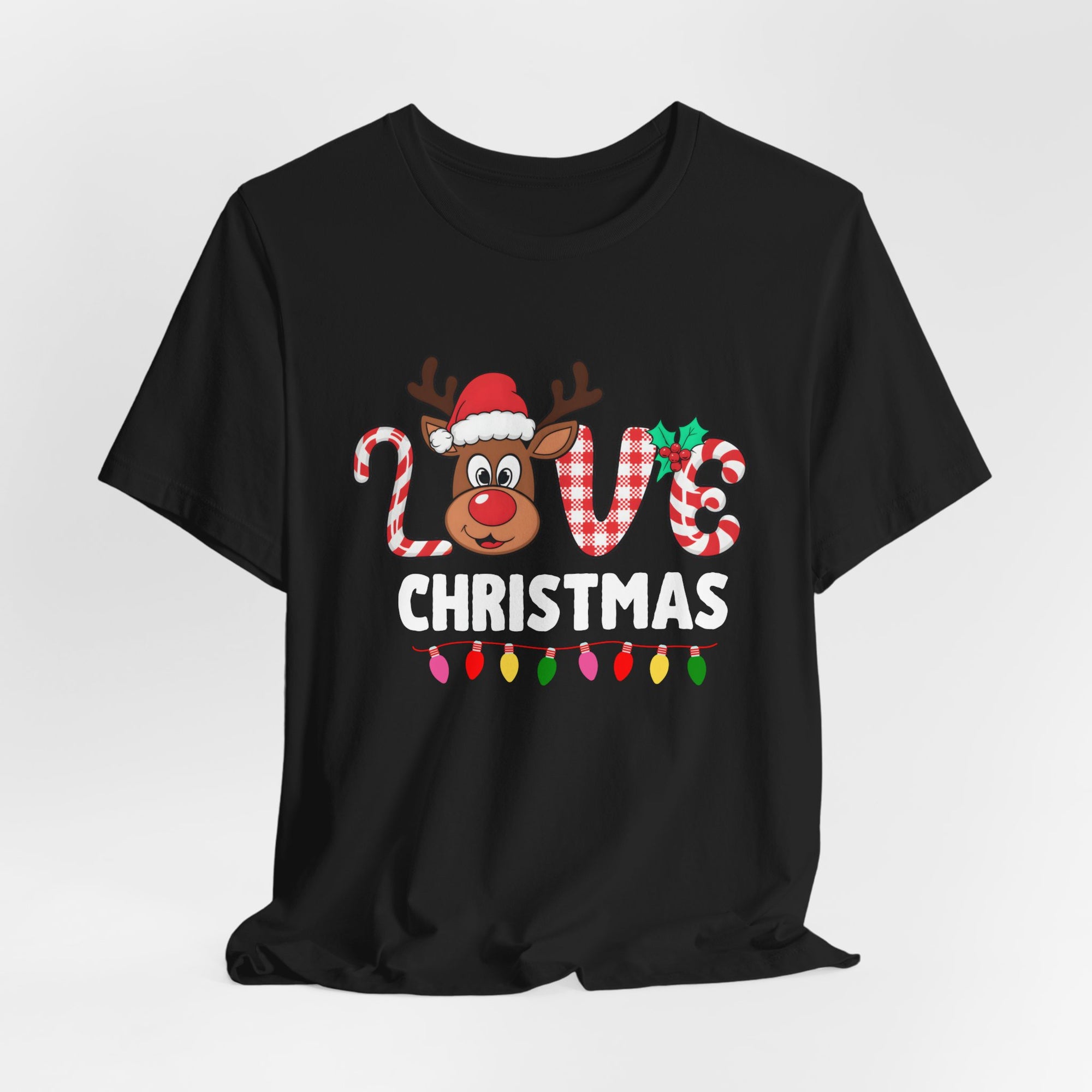 Cute Holiday Love Reindeer Tee