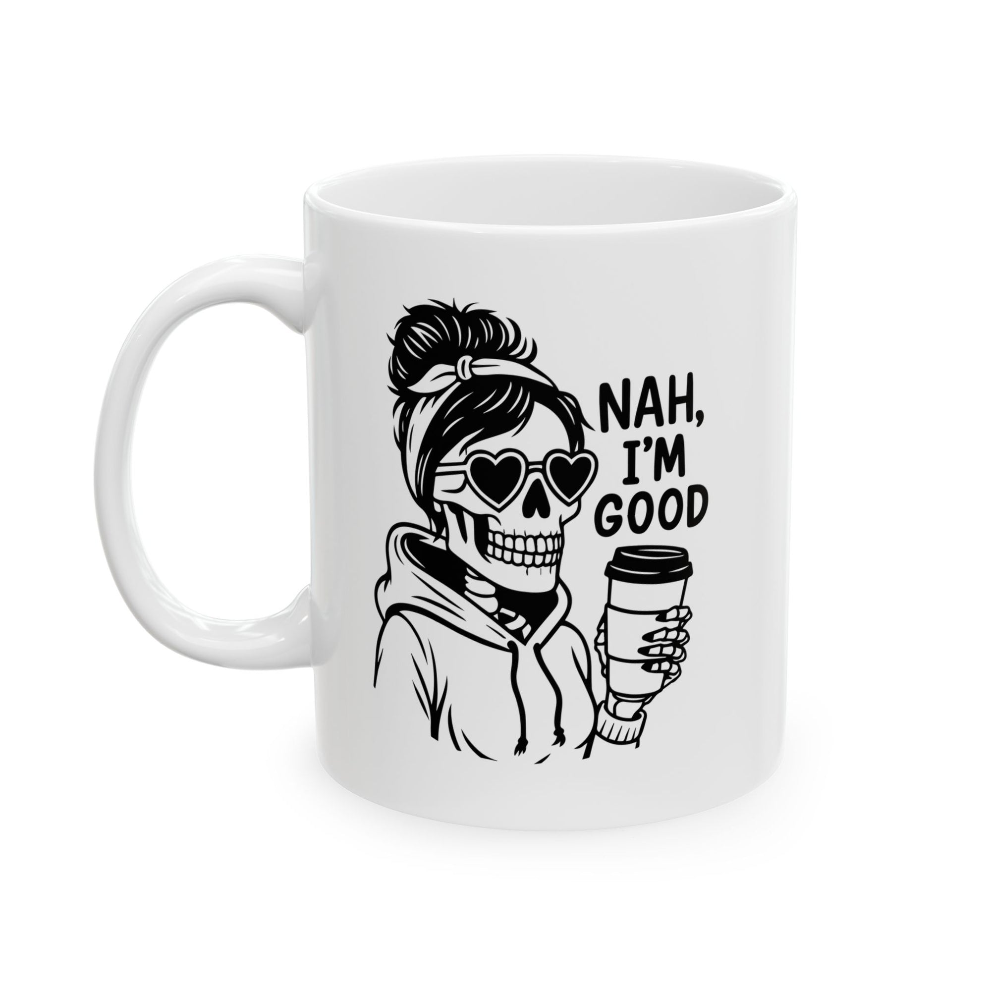 Funny Quote Ceramic Mug - Perfect Gift for Coffee Lovers, Home Office, Birthdays, Christmas