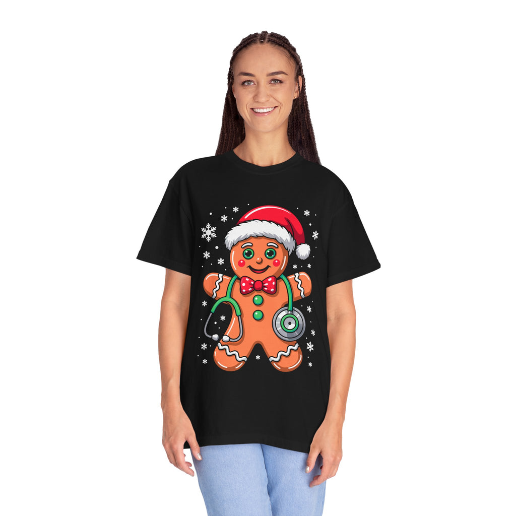 Gingerbread Holiday T-shirt, Festive Tee, Christmas Shirt