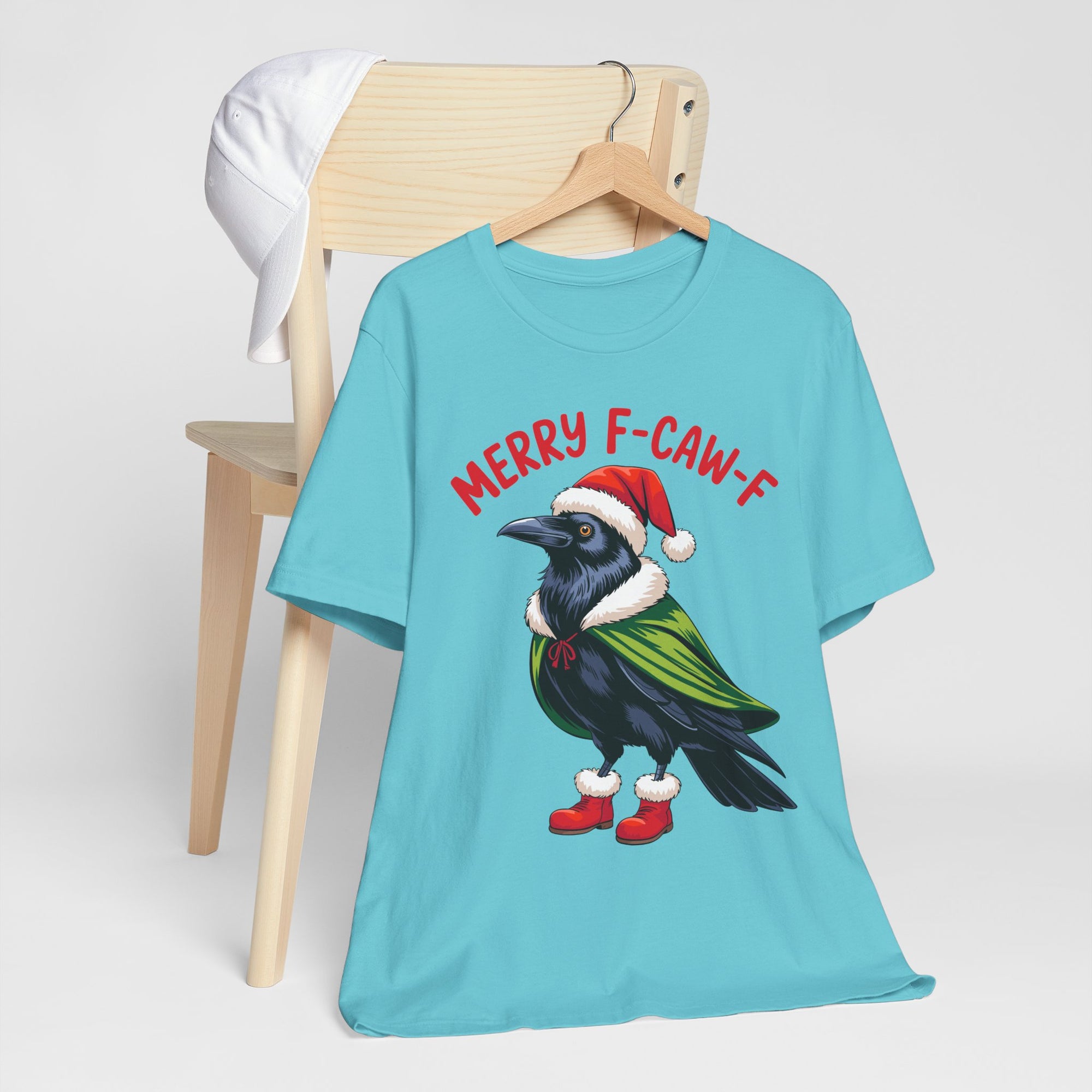 Merry F-Caw-F Crow Christmas Tee
