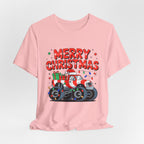 Merry Christmas Monster Truck  Festive Holiday Graphic Shirt